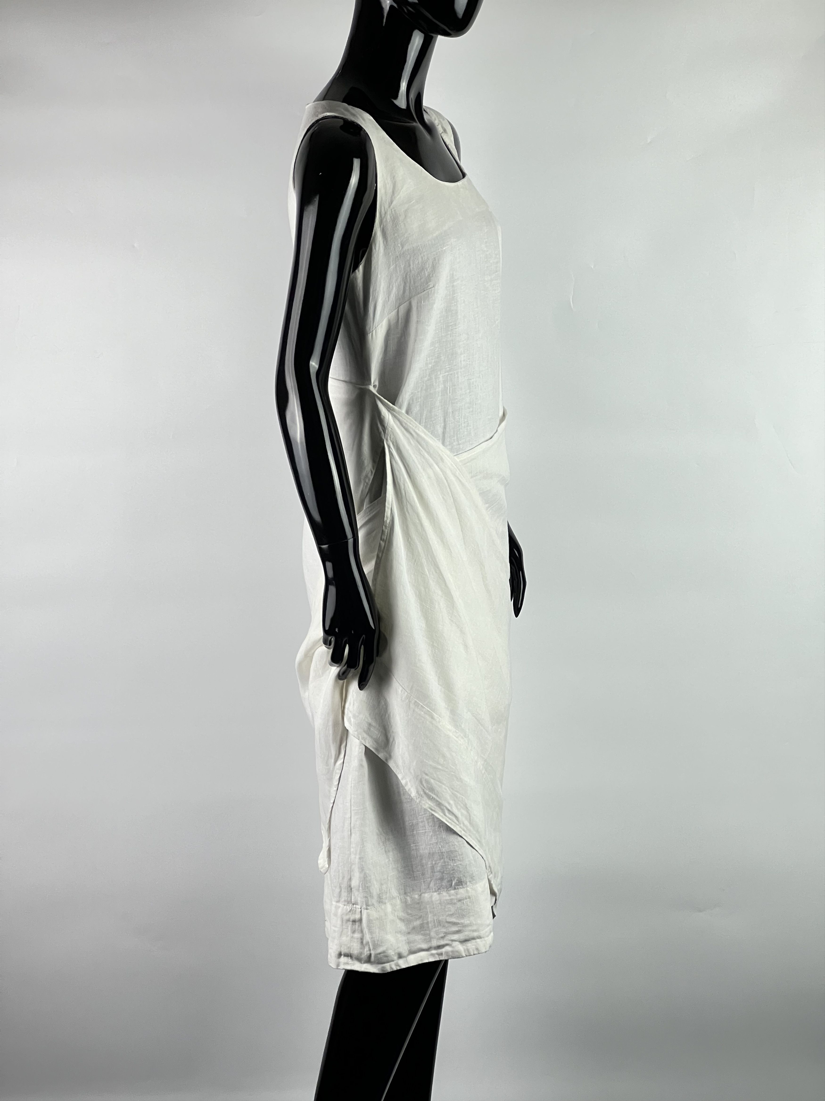 Other Tale №3 Asymmetrical Linen Wrap Dress Size IT40 Size S / US 4 / IT 40 - 2 Thumbnail