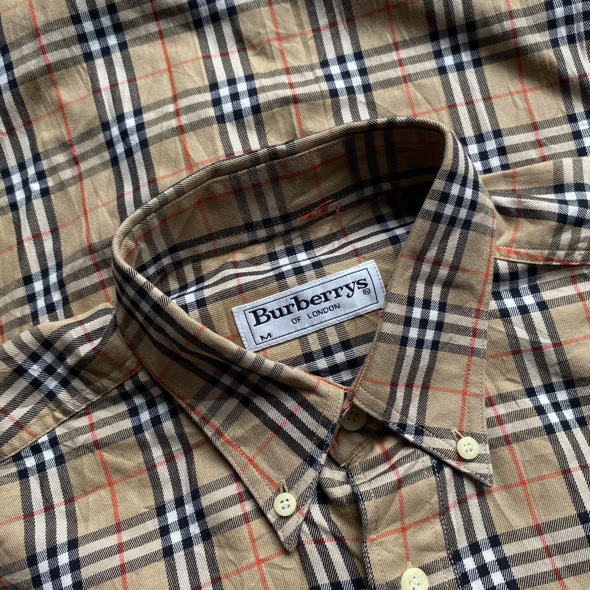 Burberry BURBERRYS Nova Check Vintage Button Up Shirt Size US M / EU 48-50 / 2 - 6 Thumbnail