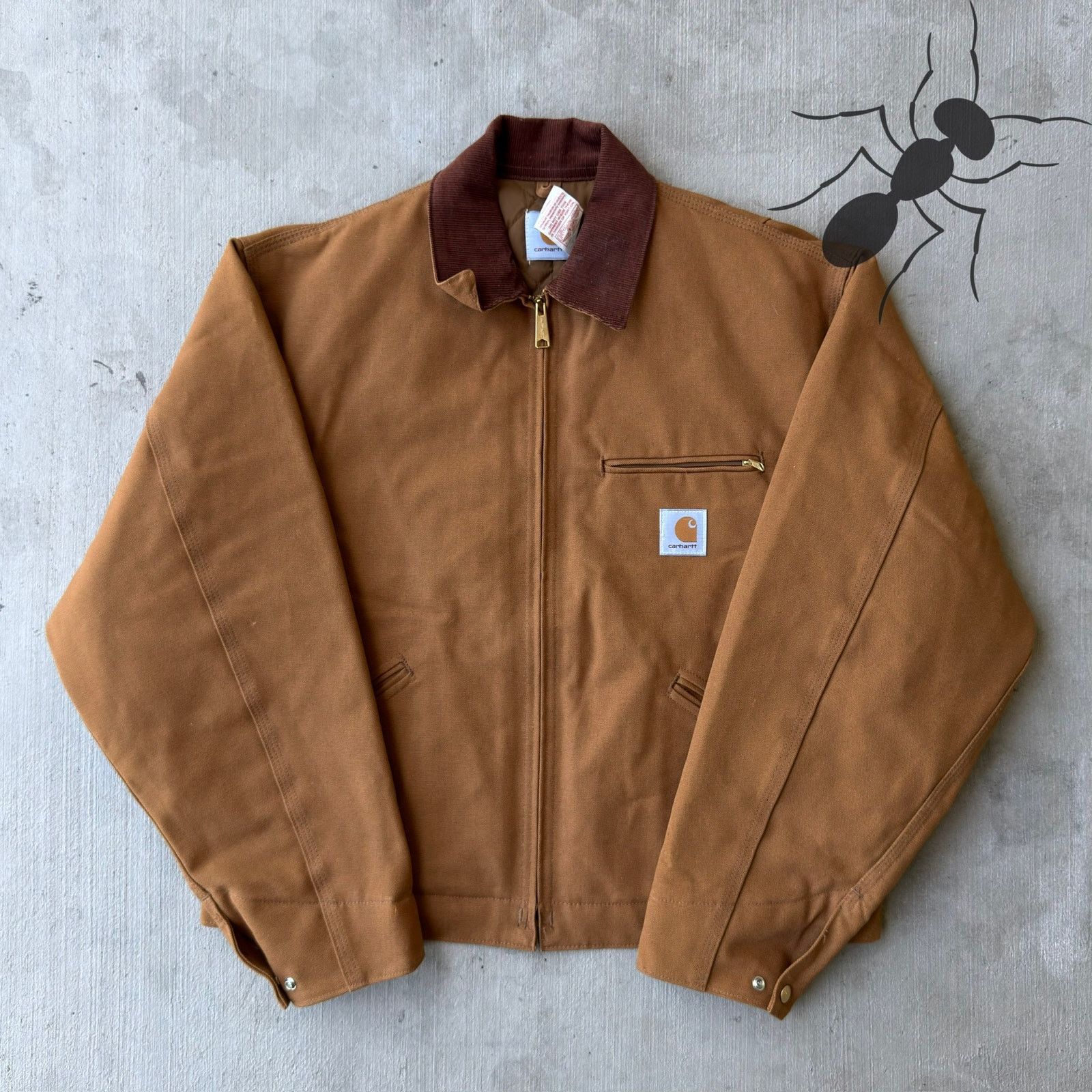 Carhartt × Vintage Carhartt J30 BRN brown detroit work wear jacket Size US XL / EU 56 / 4 - 1 Thumbnail
