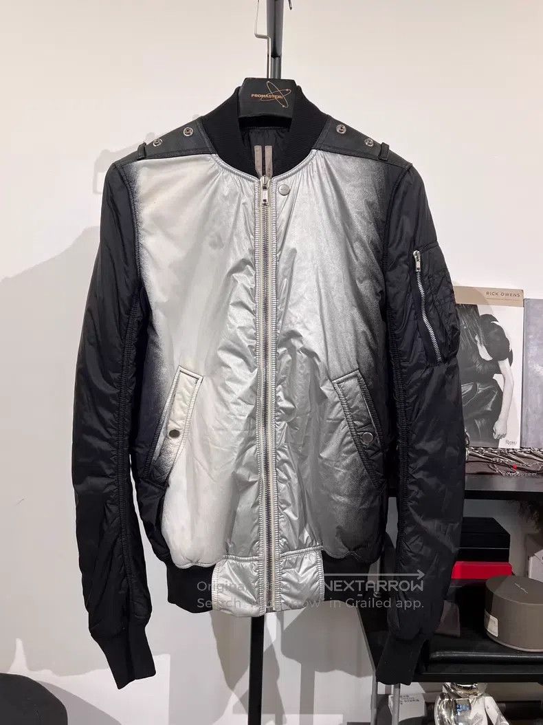 Rick Owens Rick Owens Inkjet Gradient Brushed Adhesive Coat Paneled M Size US M / EU 48-50 / 2 - 1 Thumbnail
