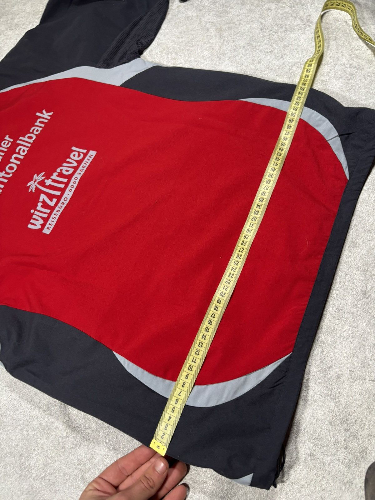 Adidas Vintage Adidas FC Sarnen Track Jacket RedBlack Three Stripes Size US L / EU 52-54 / 3 - 14 Thumbnail