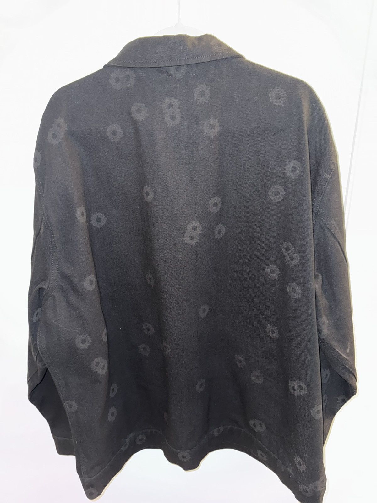 Fuck The Population FTP Bullet Hole Denim Jacket Size US XXL / EU 58 / 5 - 7 Thumbnail