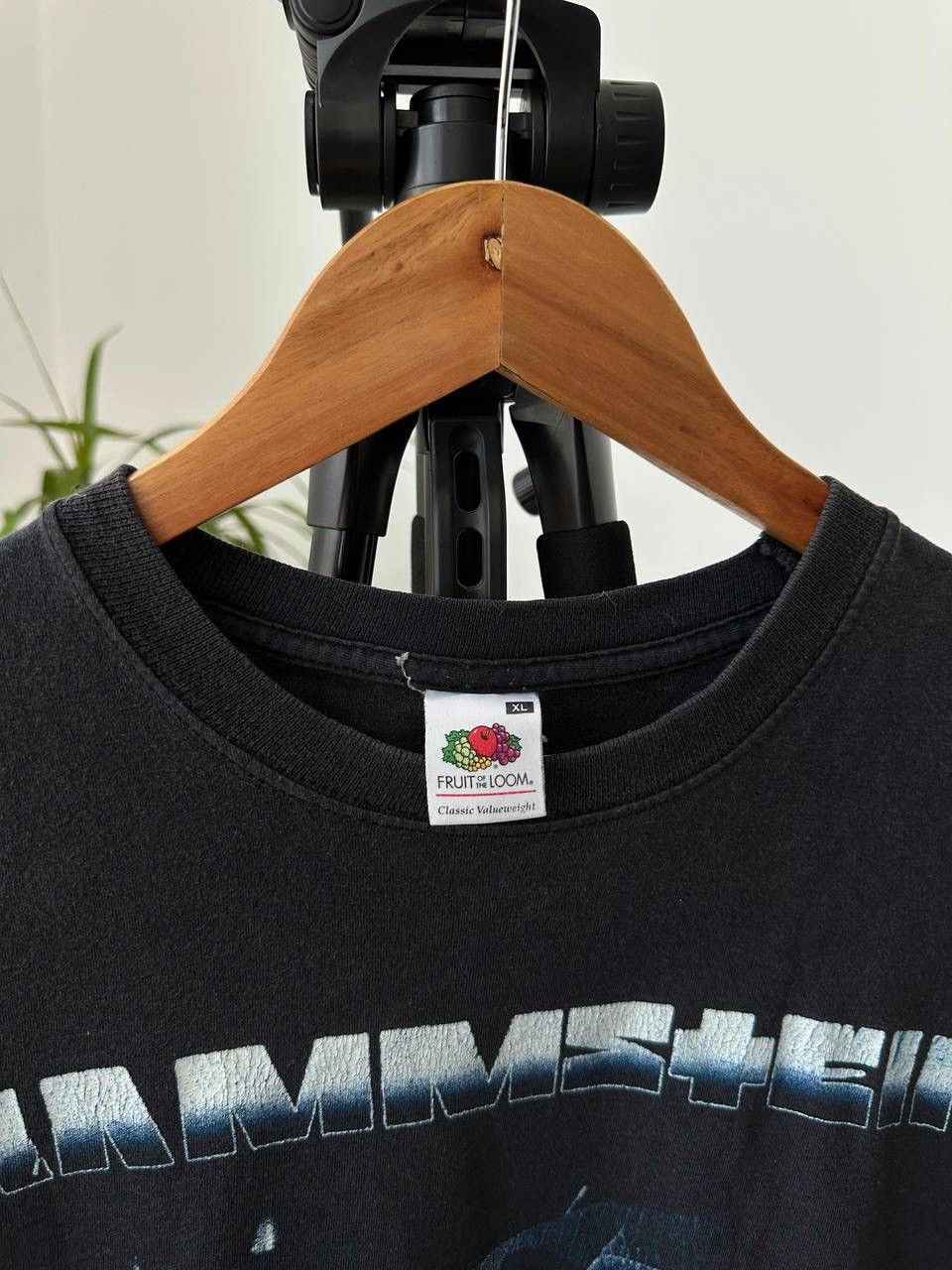 Band Tees × Vintage Vintage Rammestein Black Rosenrot Distressed T-Shirt Size US M / EU 48-50 / 2 - 10 Thumbnail