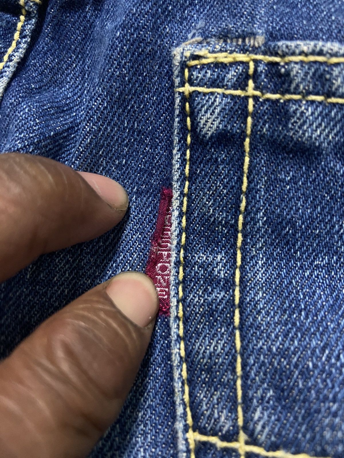 Japanese Brand Vintage 60s Big Stone Flare Jeans Size US 30 / EU 46 - 15 Thumbnail