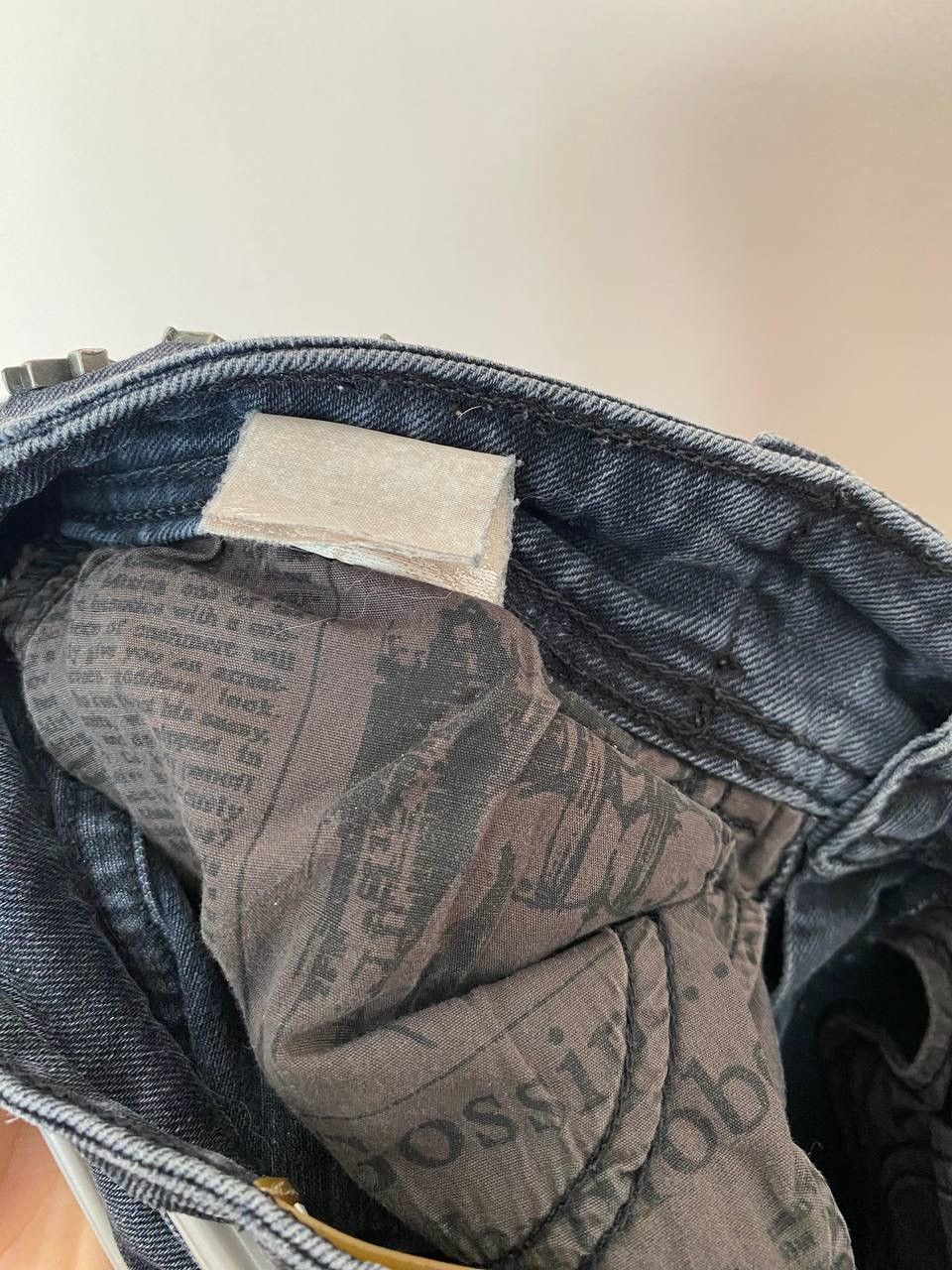 John Galliano × Vintage 🖤Rare Vintage John Galliano jeans big logo Size 28" / US 6 / IT 42 - 5 Thumbnail