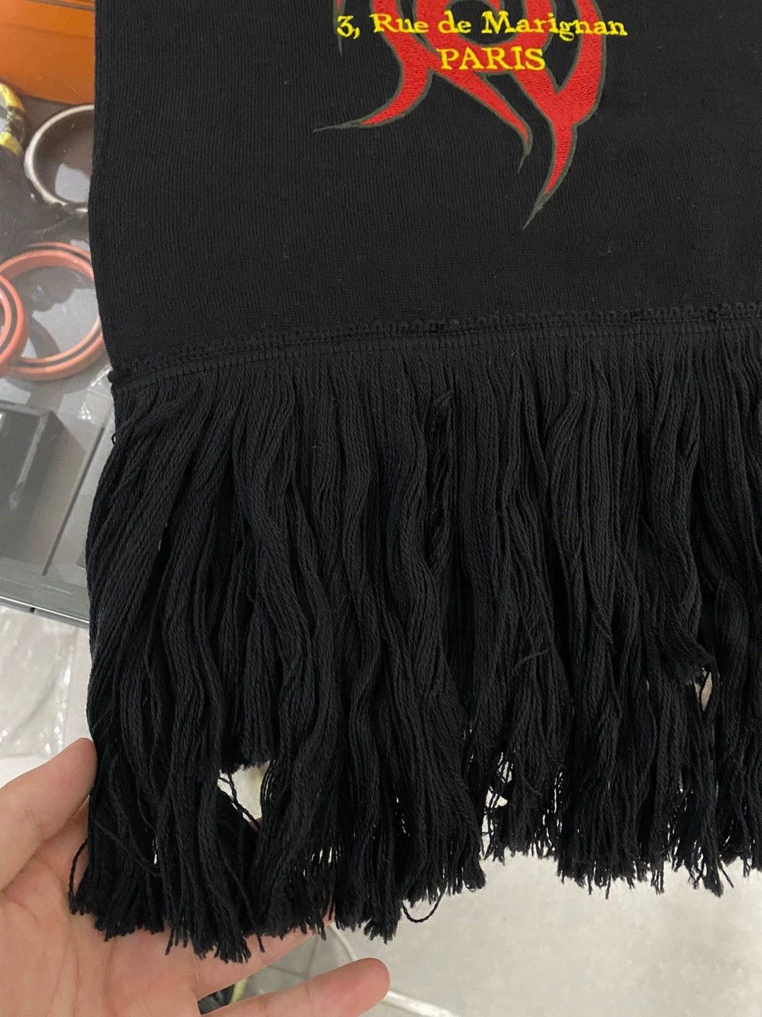Dior Dior Wool Embroidered Scarf Size ONE SIZE - 3 Thumbnail
