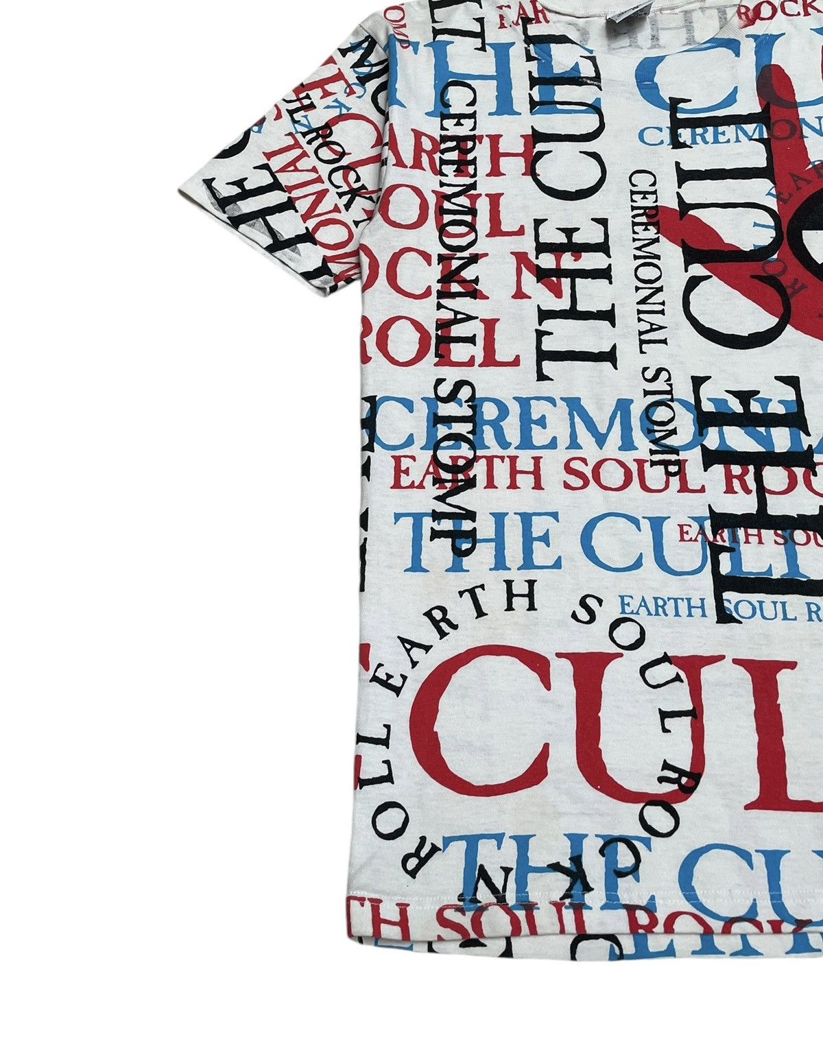 Band Tees × Vintage Rare Vintage Rock Band The Cult Full Print T-shirt 1990s Size US M / EU 48-50 / 2 - 5 Thumbnail