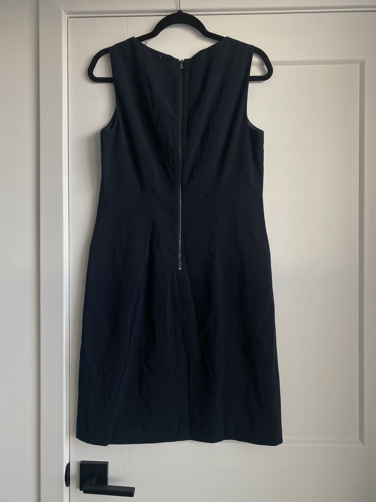 Elie Tahari Elie Tahari Arthur S Levine Women Sheath Dress Navy Size 8 Size M / US 6-8 / IT 42-44 - 7 Thumbnail
