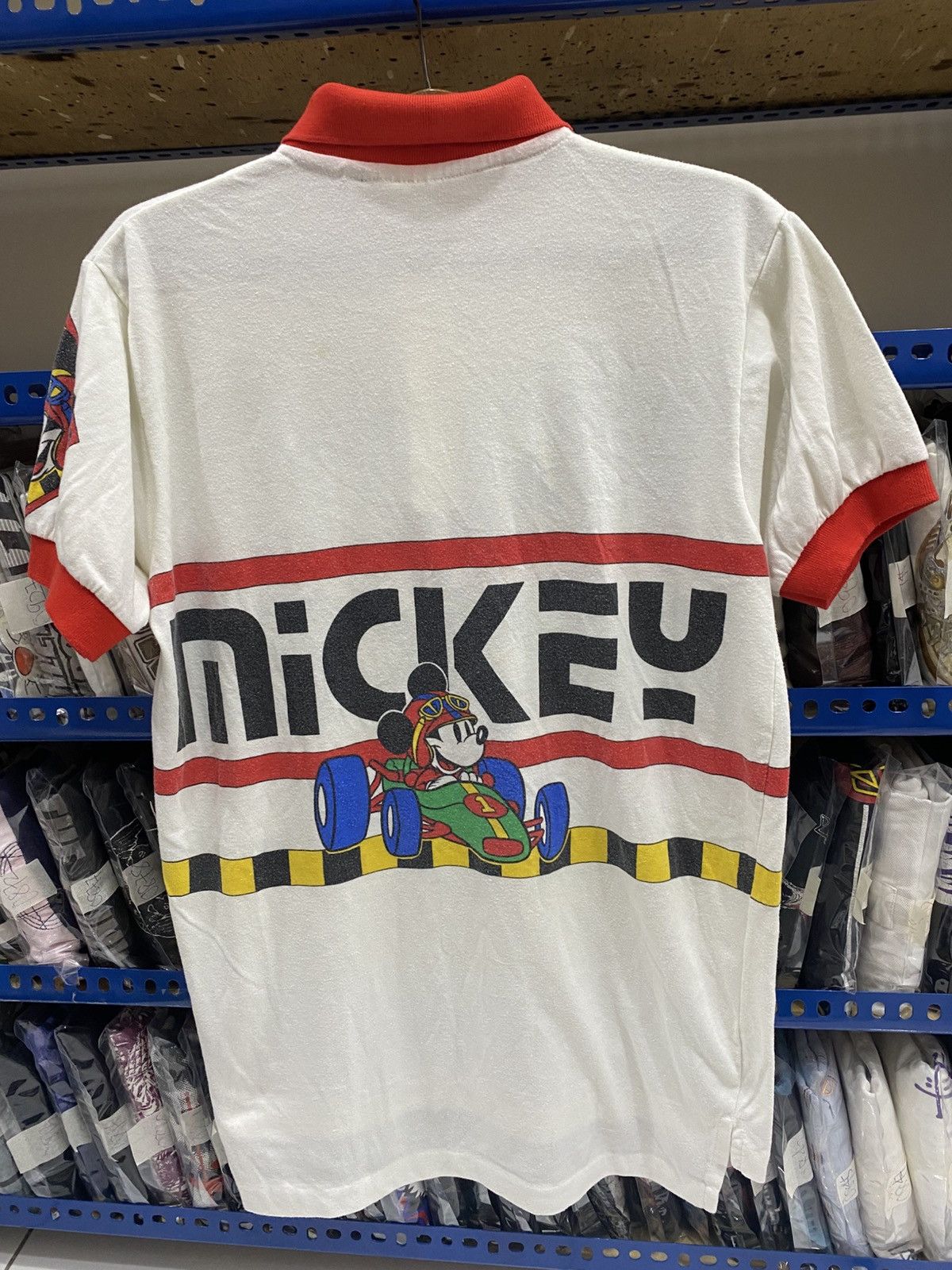 Disney VINTAGE MICKEY MOUSE POLO TSHIRT Size US M / EU 48-50 / 2 - 10 Thumbnail