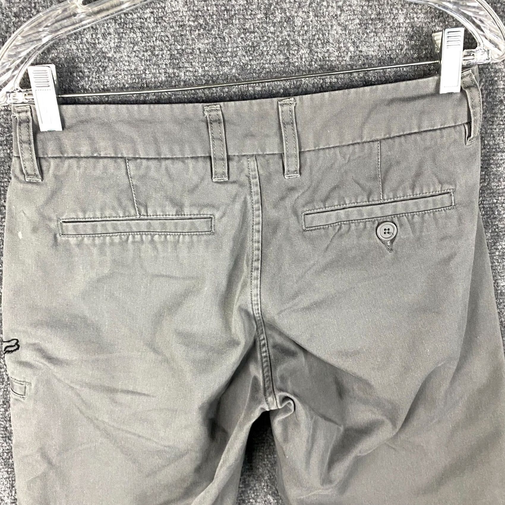 Vintage Fox Bermuda Shorts Men's 28 Gray Cotton Blend Casual Adult Shorts 28in Waist Size US 28 / EU 44 - 7 Thumbnail