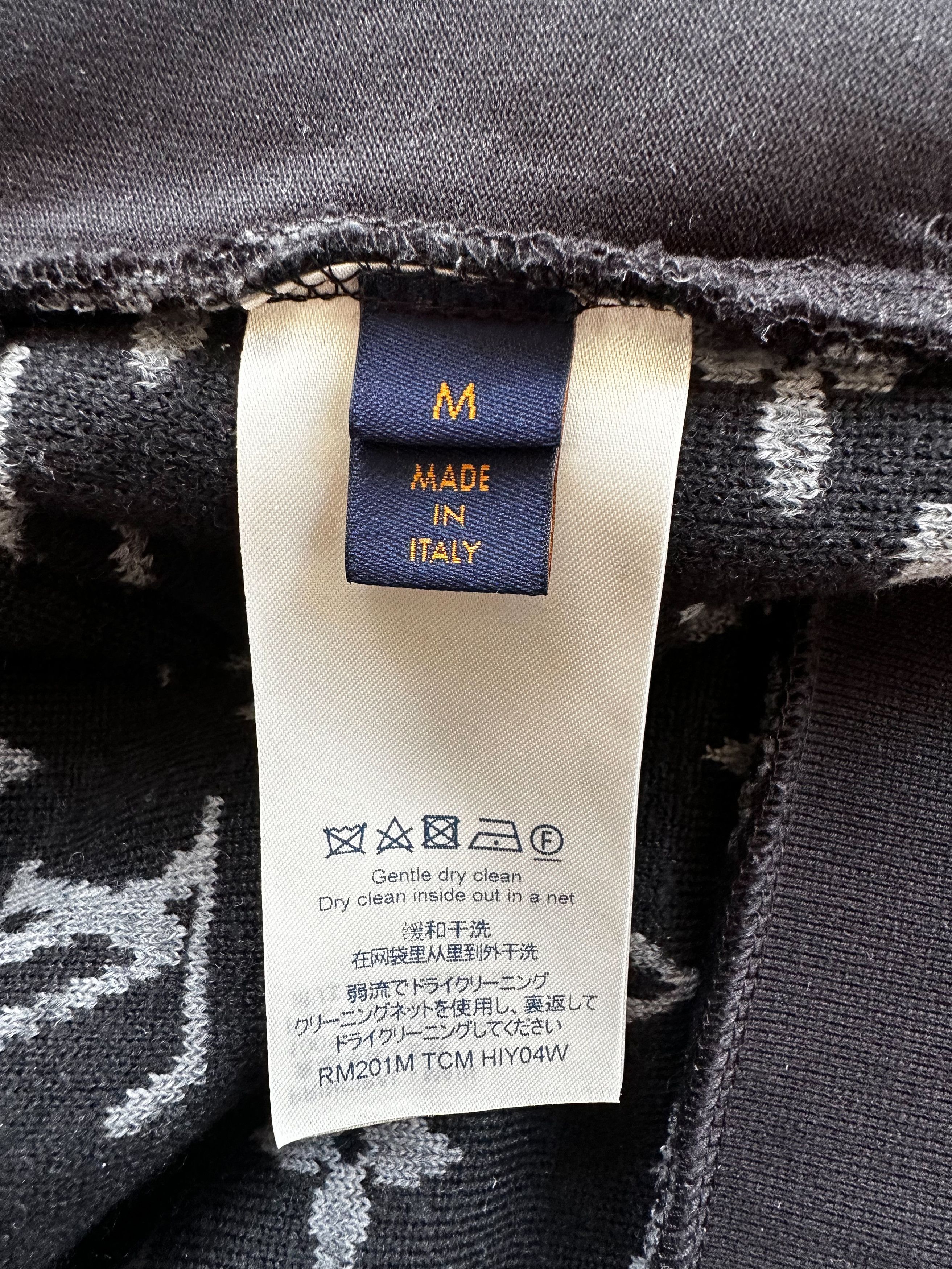 Louis Vuitton Louis Vuitton Black & Grey Monogram Fleece Zip Up Jacket Size US M / EU 48-50 / 2 - 4 Thumbnail