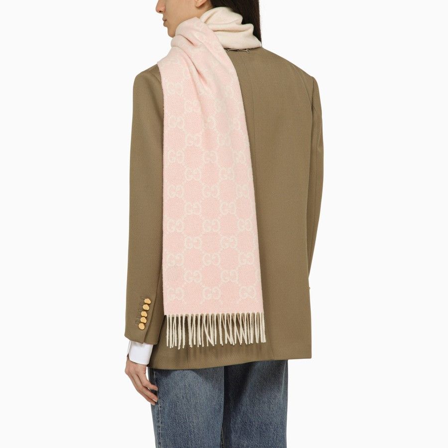 Gucci o1d2blof0824 Size: OS / Cashmere Scarf With Logo Size ONE SIZE - 2 Thumbnail