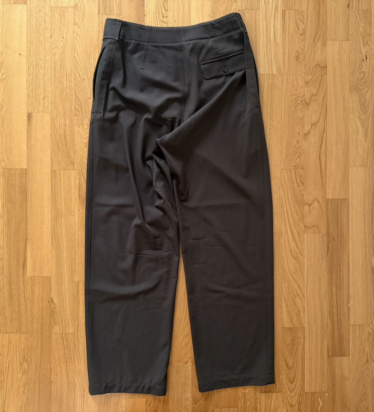 Lemaire Lemaire Loose Belted Pant - Wool - espresso - 48 Size US 32 / EU 48 - 6 Thumbnail