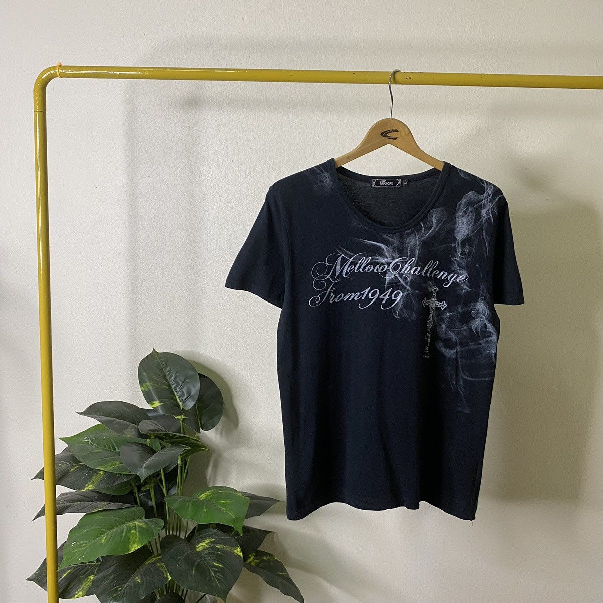 If Six Was Nine × Japanese Brand × Seditionaries Bonvet Seditionaries Poem Smoke Design Cyber Gothic Punk Tee Size US M / EU 48-50 / 2 - 1 Thumbnail