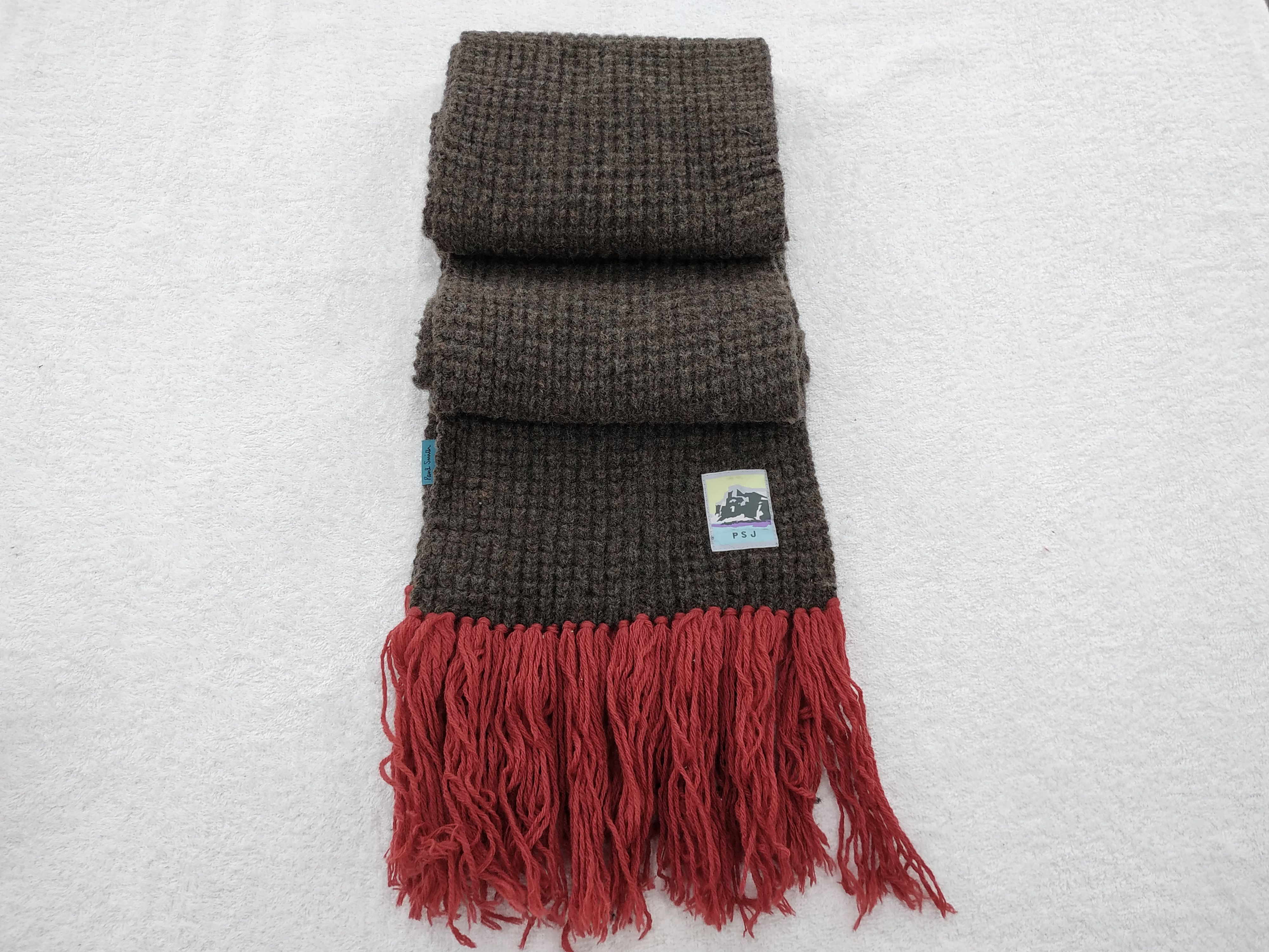 Paul Smith Vintage Paul Smith Wool Scarf/Muffler/Neckwear MF068 Size ONE SIZE - 2 Thumbnail