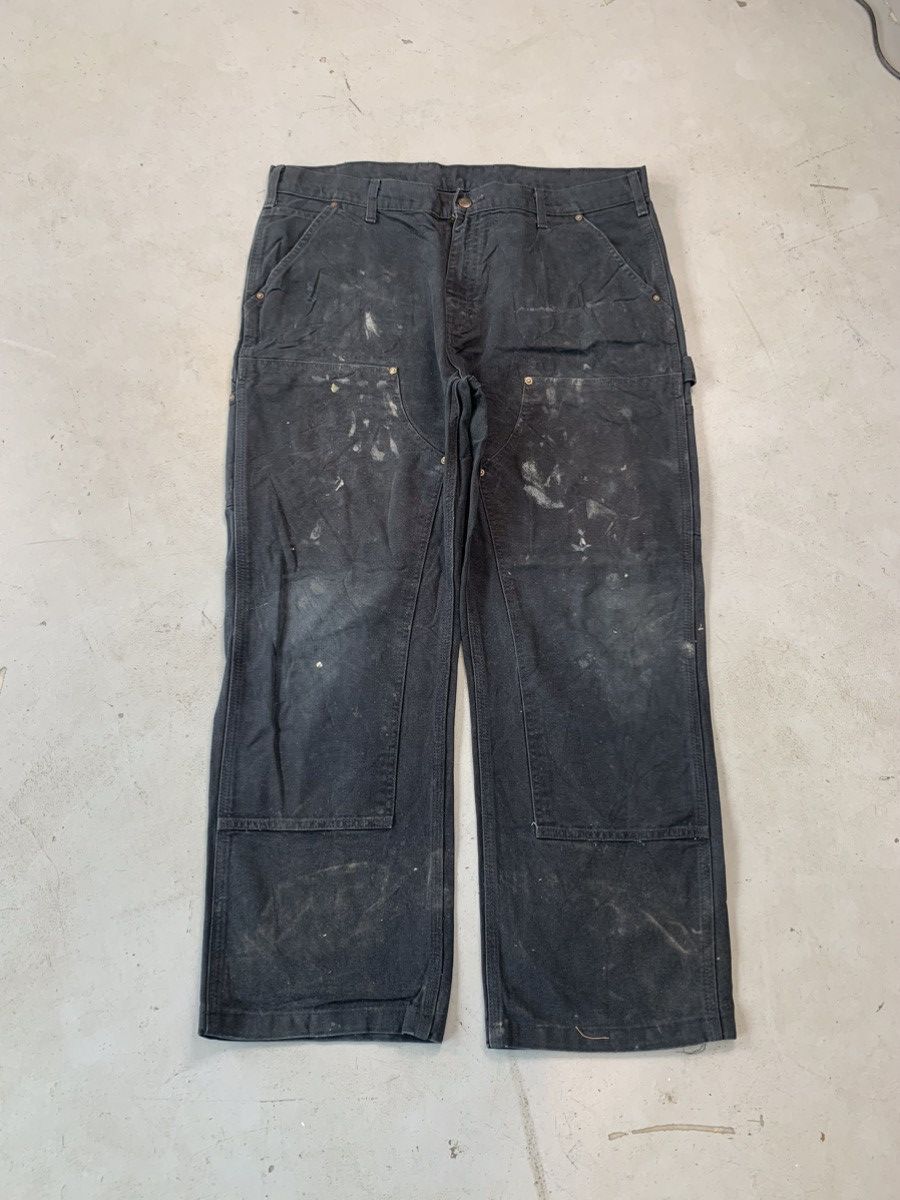 Carhartt Vintage Carhartt b01 BLK double knee denim Size US 38 / EU 54 - 1 Thumbnail