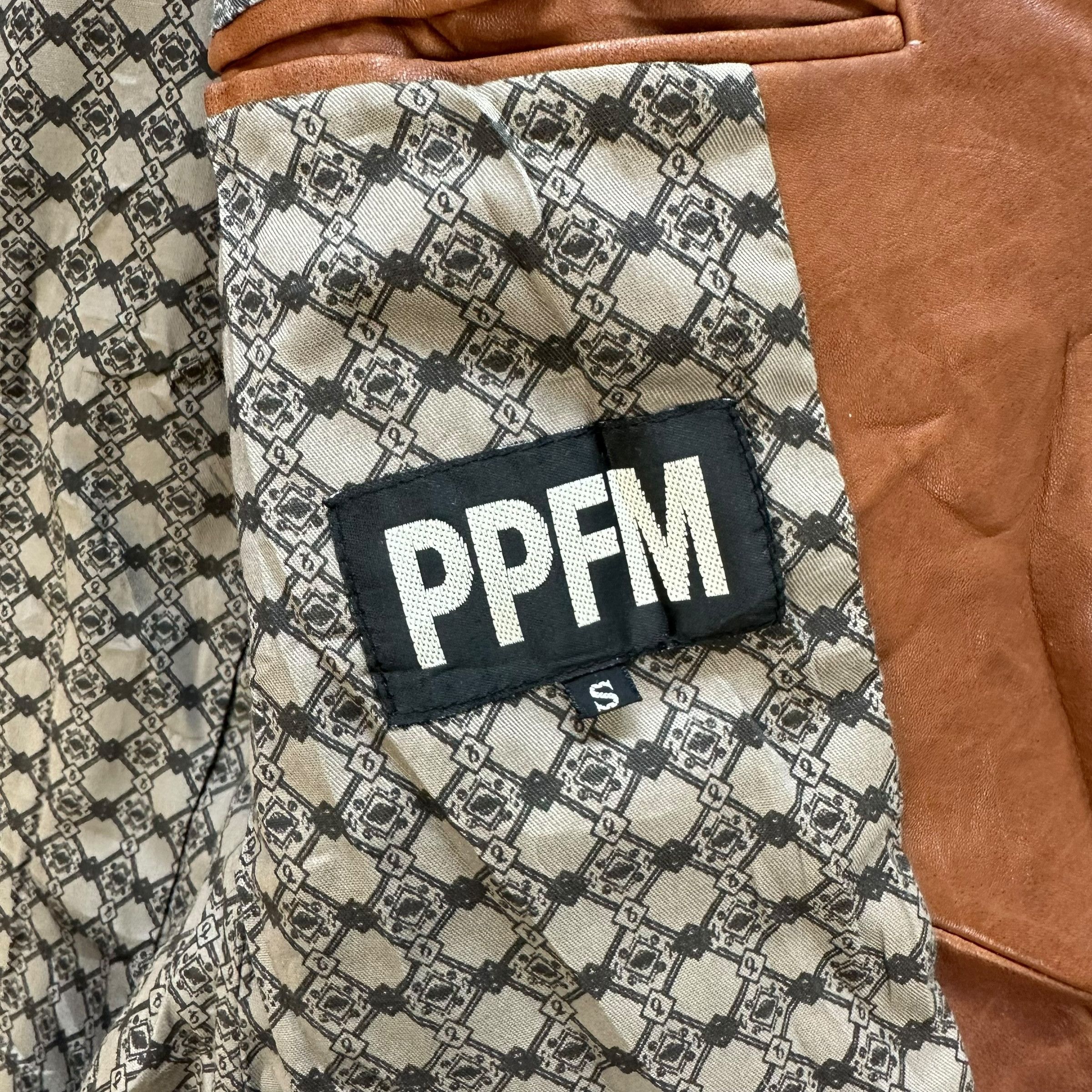 PPFM PPFM Cowhide Casual Leather Jacket Blazers #A65-1547 Size US S / EU 44-46 / 1 - 7 Thumbnail