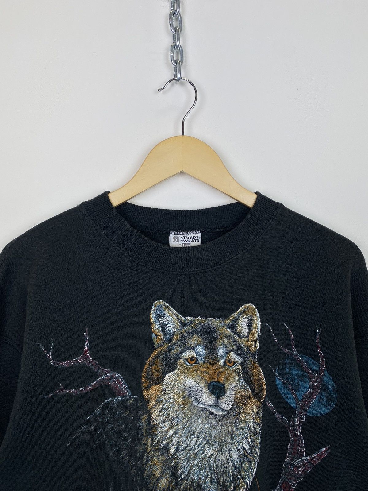 Lee Vintage Sturdy Sweats By Lee Native Graphic Sweatshirt Wolf Size US L / EU 52-54 / 3 - 2 Thumbnail