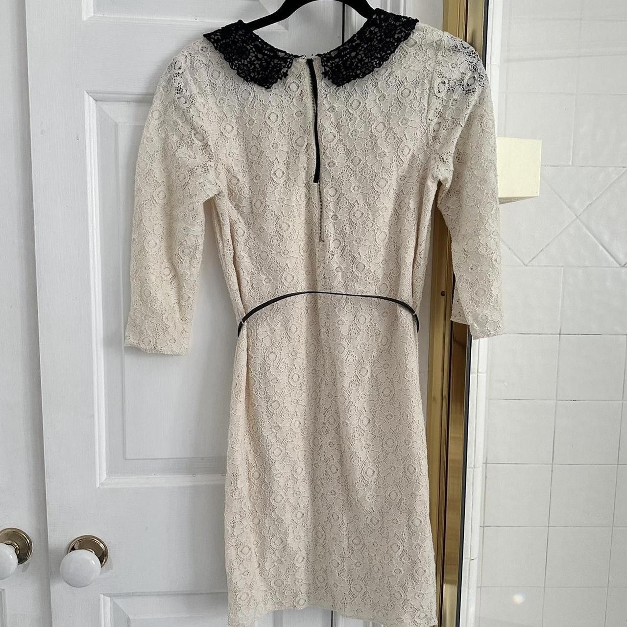 Designer Chelsea & Violet Women's Cream and White Dress Size S / US 4 / IT 40 - 2 Thumbnail