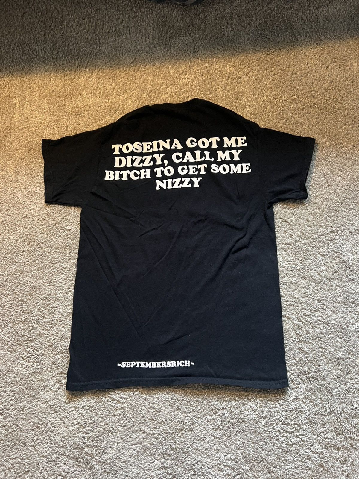 Other Yeat x Septembersrich Lyric Tee Size US M / EU 48-50 / 2 - 2 Thumbnail