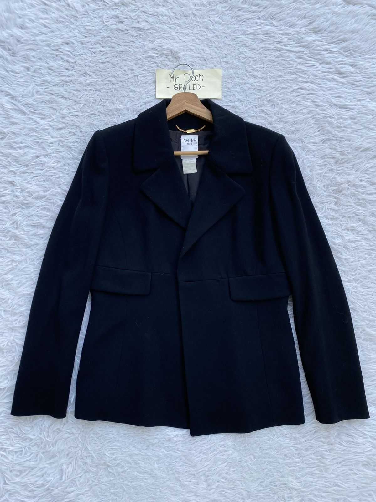 Celine Rare Vintage CELINE Blazer / Women Coat Size M / US 6-8 / IT 42-44 - 1 Thumbnail