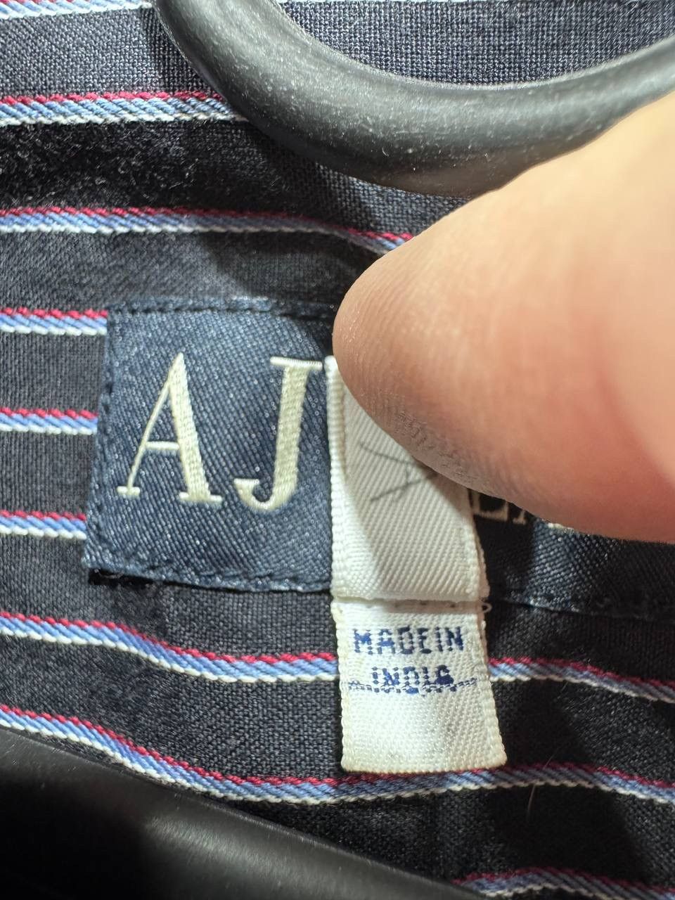 Armani Armani Jeans Men's Button-Up Long Sleeve Striped Shirt Size US L / EU 52-54 / 3 - 10 Thumbnail