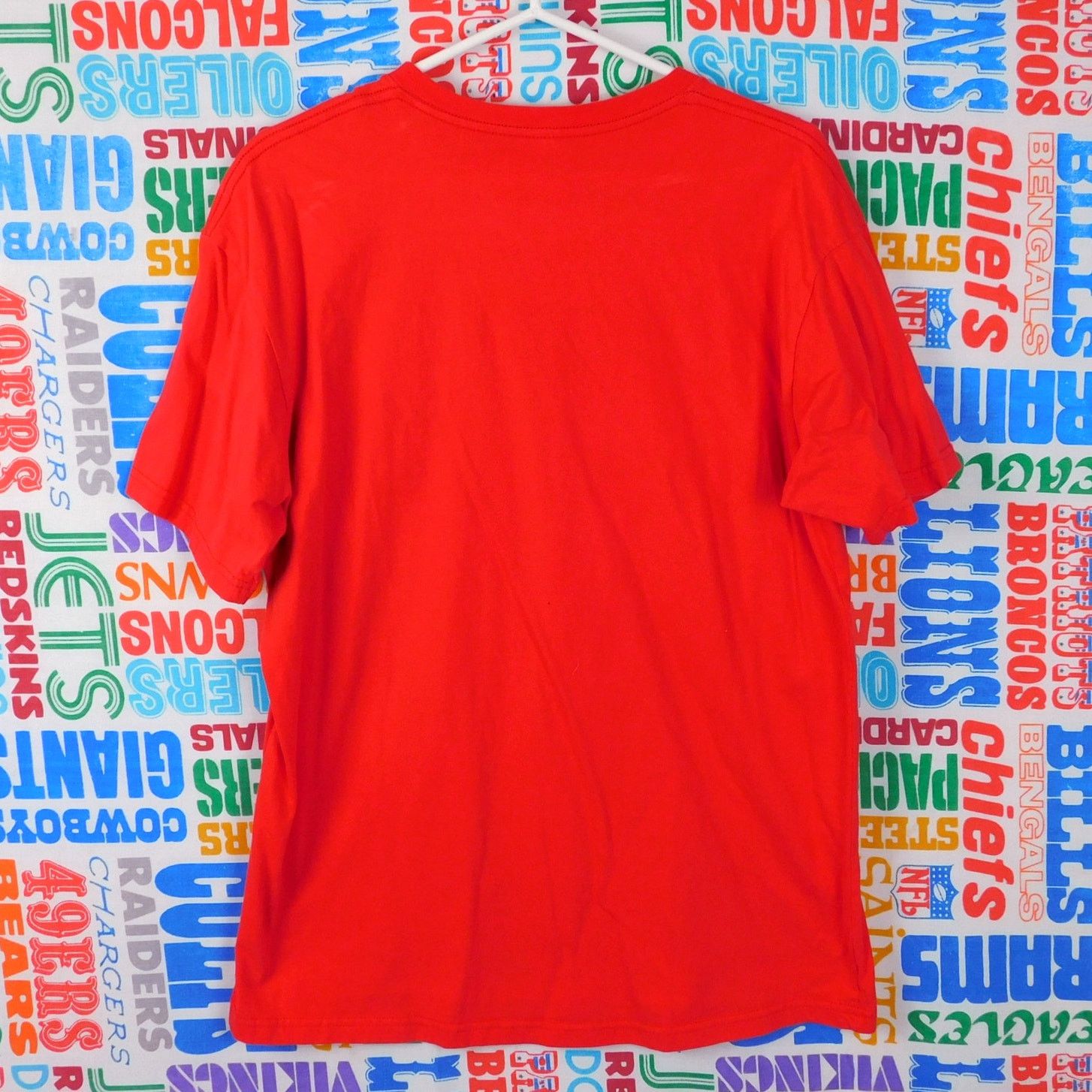 Gildan Retro NASCAR Racing Logo T Shirt Size XL Red Checkered Flags Size US XL / EU 56 / 4 - 2 Thumbnail
