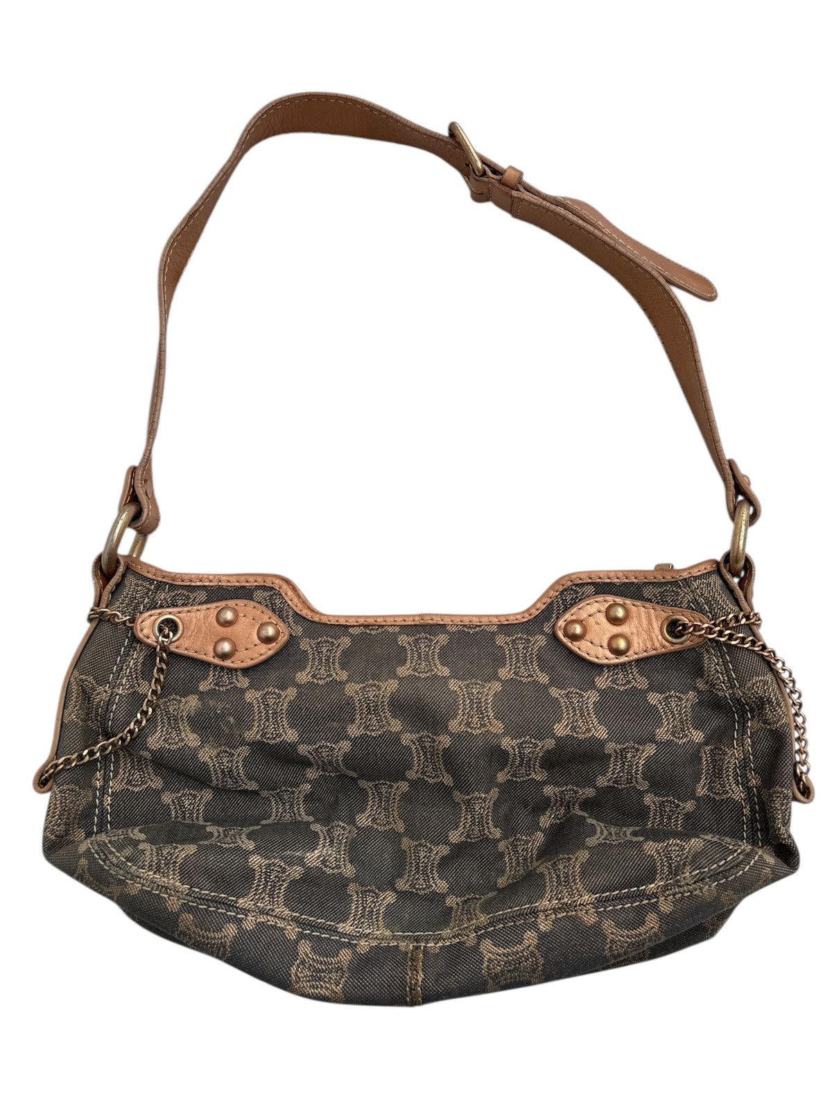 Celine Vintage Macadam Shoulder Bag Size ONE SIZE - 2 Thumbnail