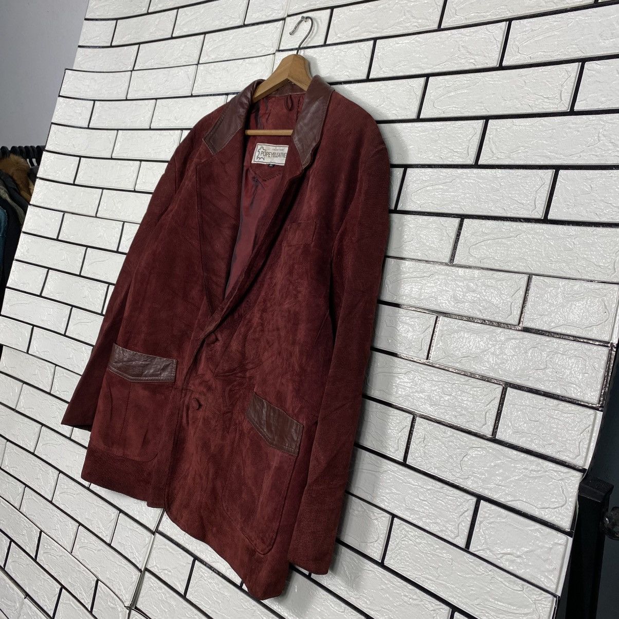 Japanese Brand 📌Vintage Genuine Leather Jacket Poyeyeleather Issey Miyake Size US XL / EU 56 / 4 - 3 Thumbnail