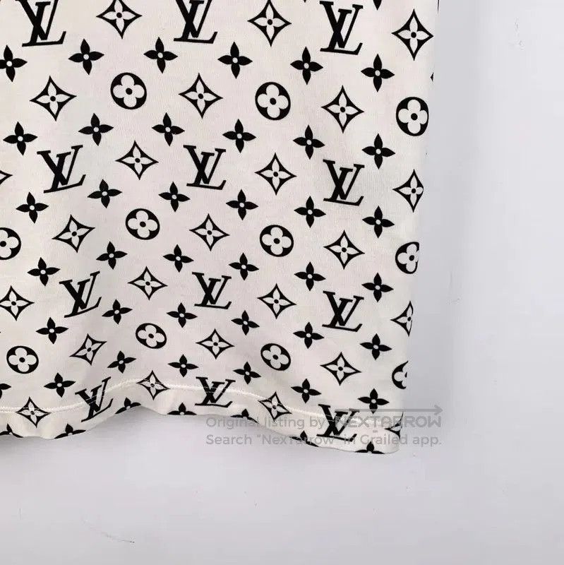 Louis Vuitton Louis Vuitton Women's White Cotton T. Size XS / US 0-2 / IT 36-38 - 3 Thumbnail