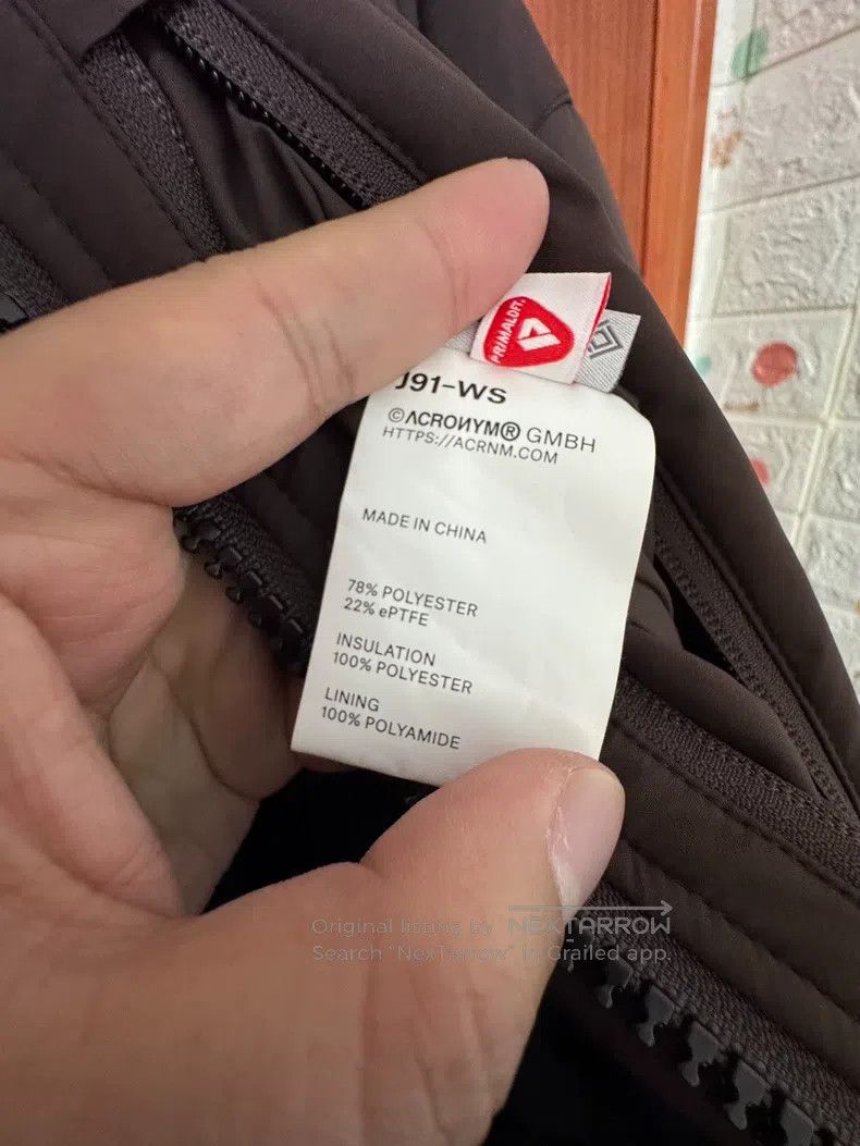 Acronym Acronym Gray heavy coat Size US L / EU 52-54 / 3 - 6 Thumbnail