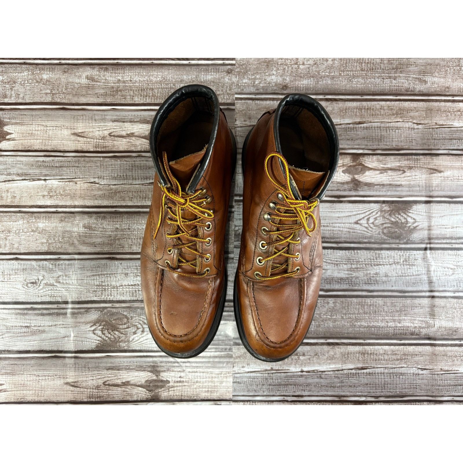 Red Wing Red Wing # 4439 Steel Toe Leather Work Boots size 10 D Made Size US 10 / EU 43 - 2 Thumbnail
