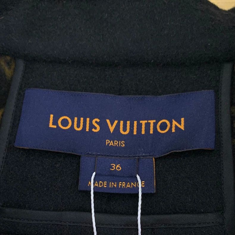 Louis Vuitton Louis Vuitton Single-breasted wool cloak coat with presbyo Size XS / US 0-2 / IT 36-38 - 6 Thumbnail