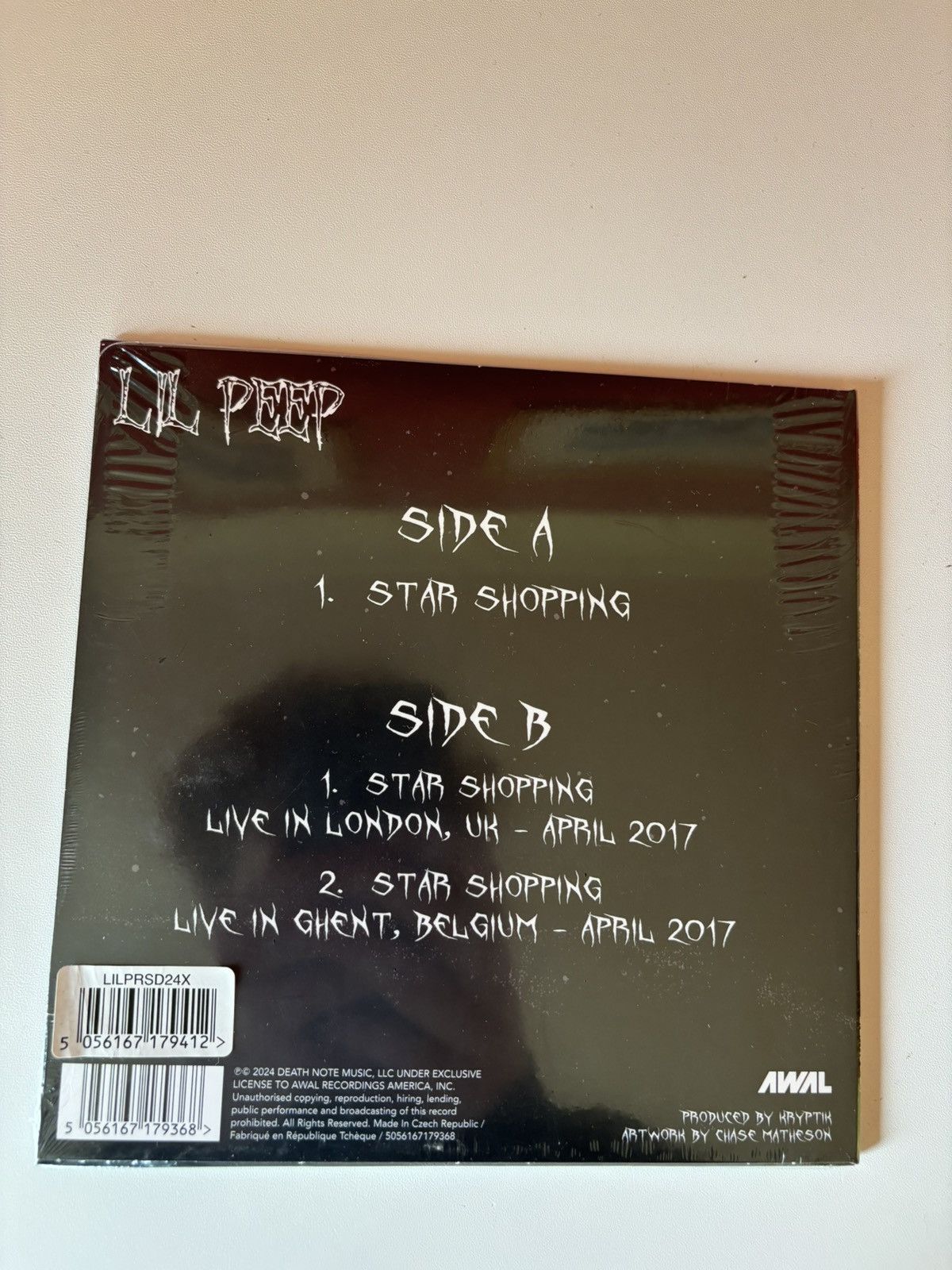 Lil Peep Lil Peep Star Shopping Vinyl Record Store Day 2024 1/2500 Size ONE SIZE - 4 Thumbnail