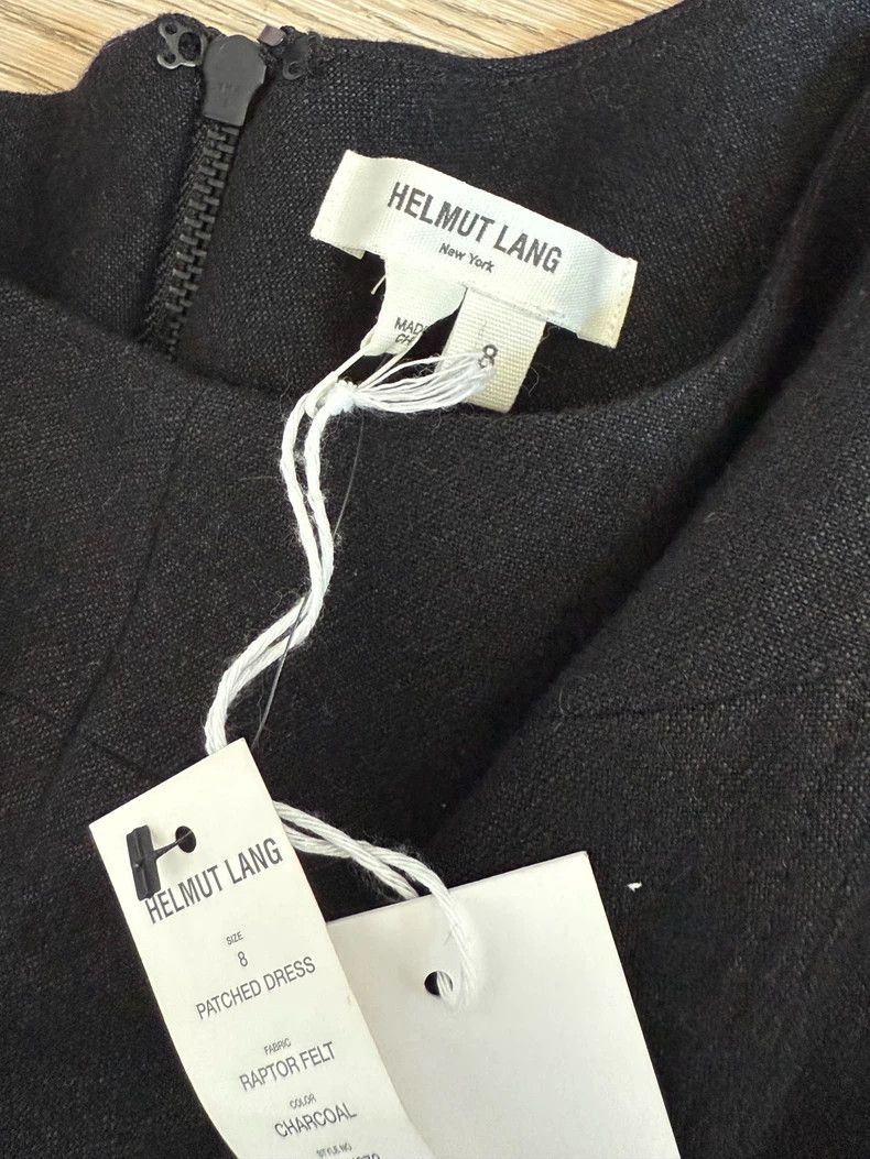 Helmut Lang HELMUT LANG size8 A woolen black dress Size M / US 6-8 / IT 42-44 - 4 Thumbnail