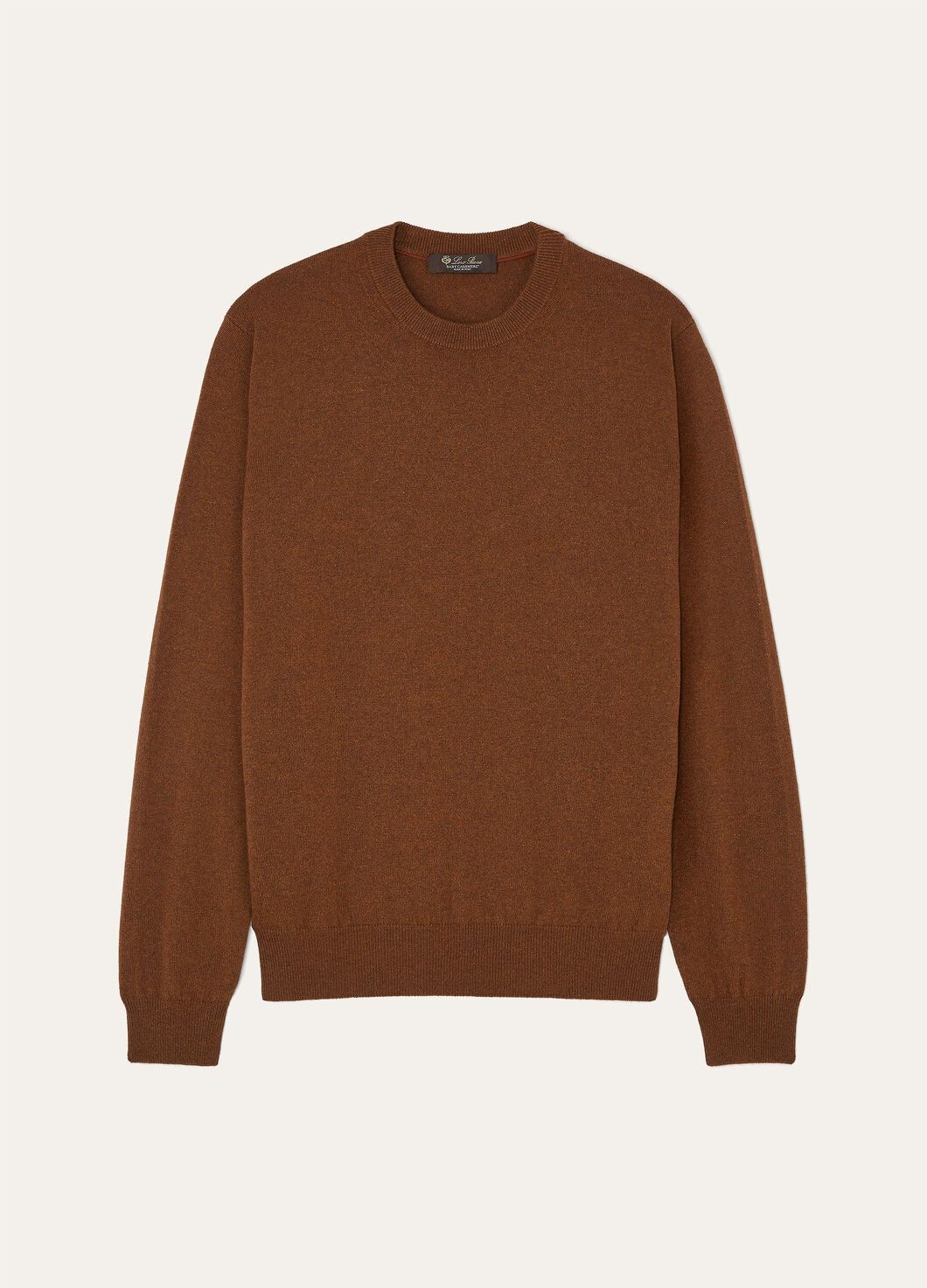 Loro Piana o1w1db10725 FAN1201 Classic Crewneck Sweater in Brown Size US L / EU 52-54 / 3 - 1 Thumbnail