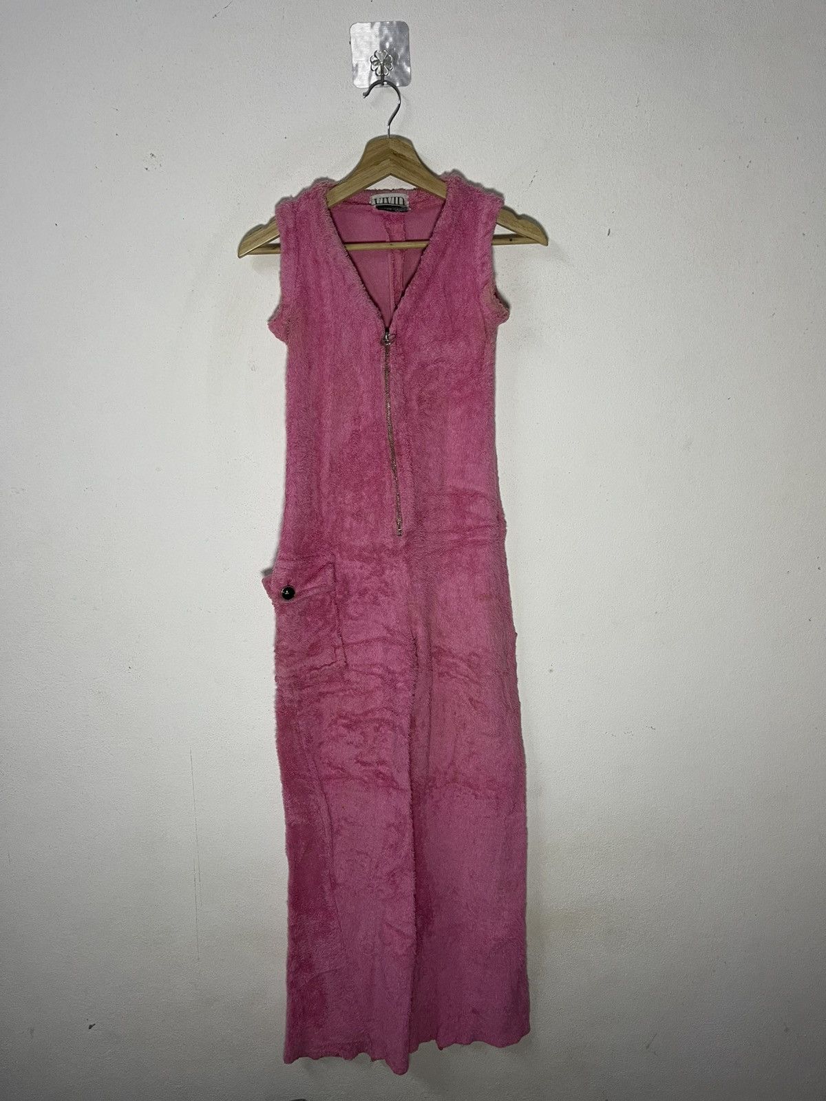 Hanae Mori Vintage VIVID HANAE MORI Terry Cloth Jumpsuit Size 33" - 1 Thumbnail