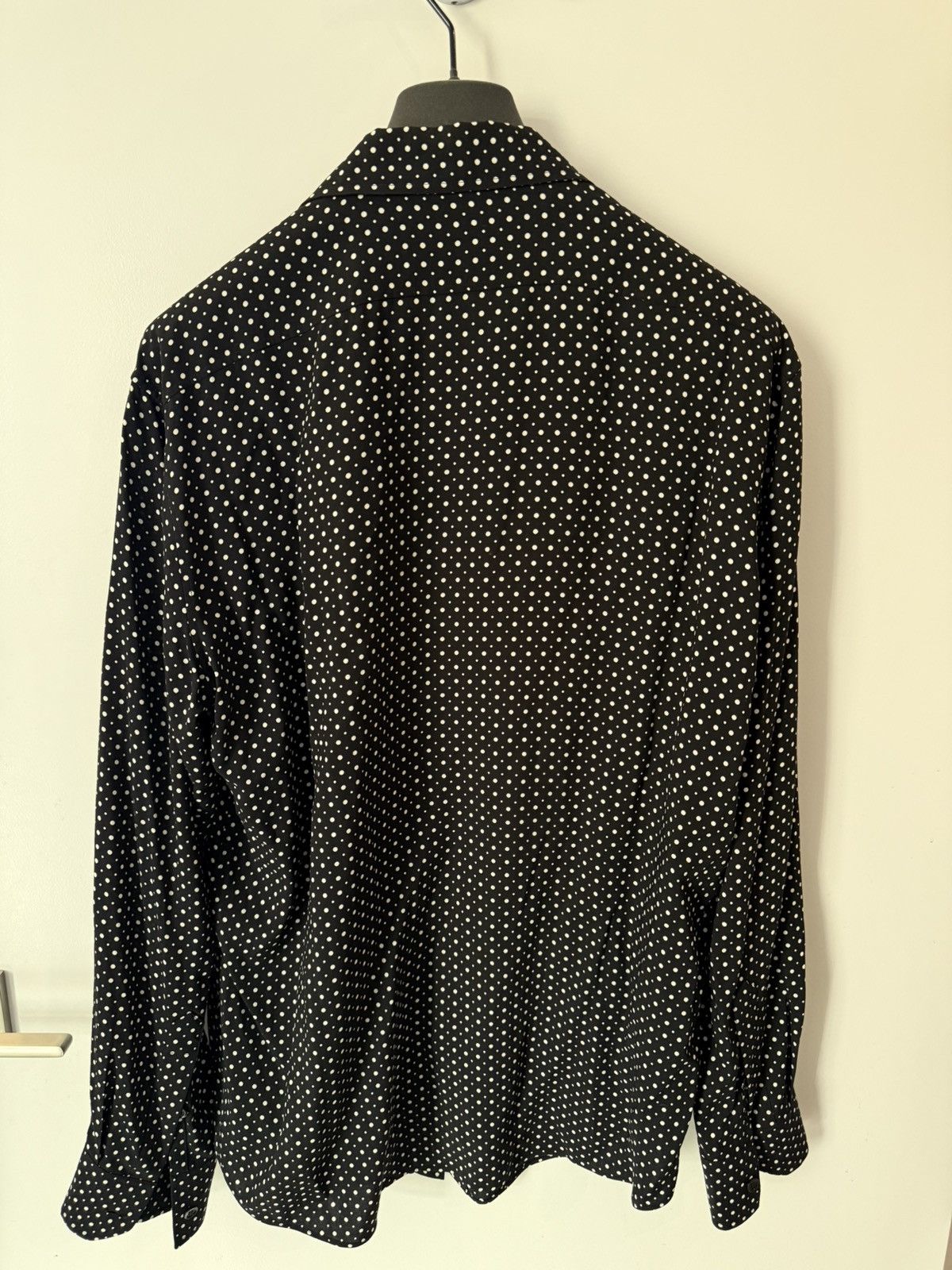 Celine × Hedi Slimane Celine Polka Dot Shirt - 40 Size US M / EU 48-50 / 2 - 2 Thumbnail