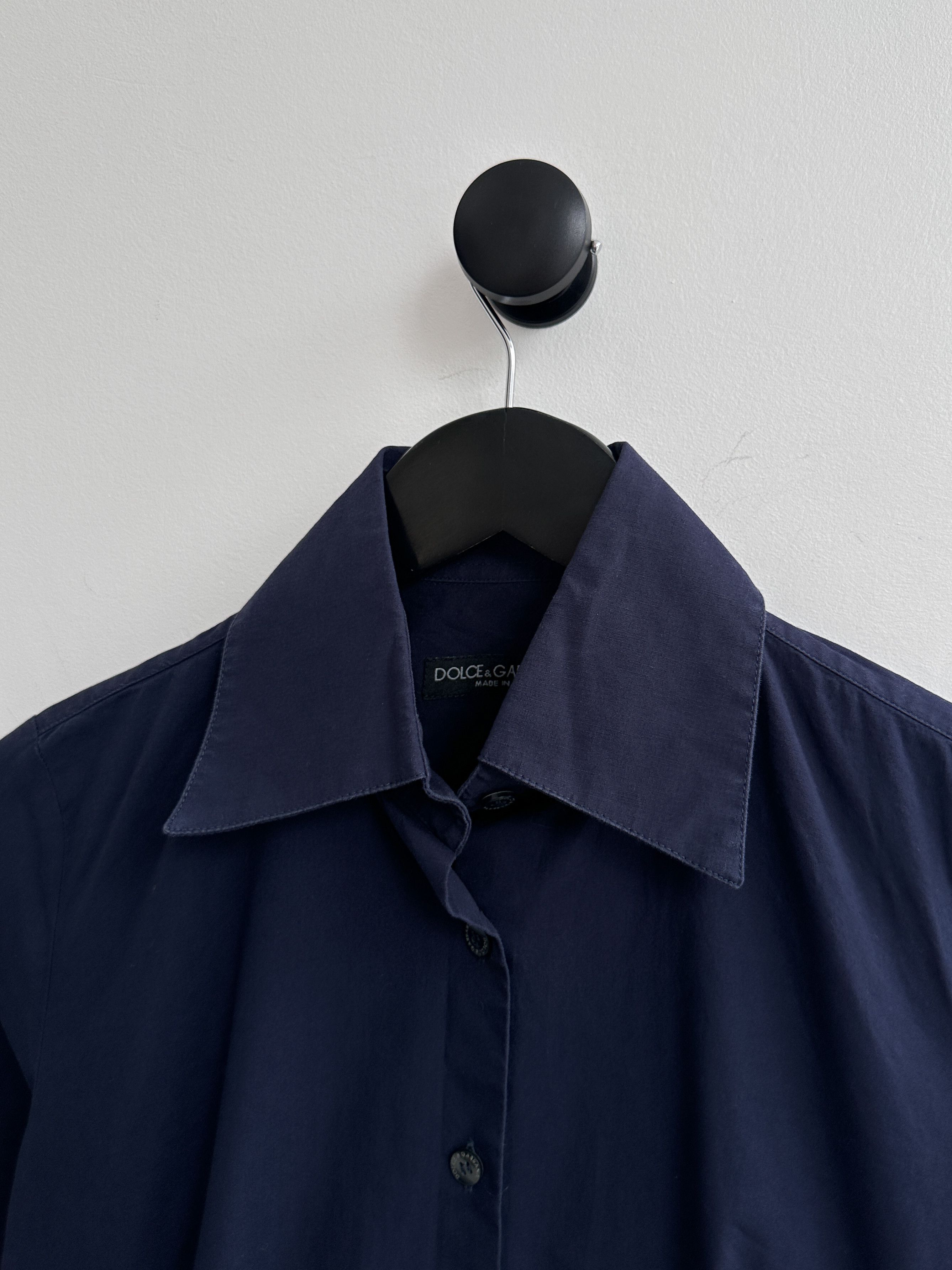 Dolce & Gabbana Dolce & Gabbana D&G Blue Button Up Shirt Size S / US 4 / IT 40 - 5 Thumbnail