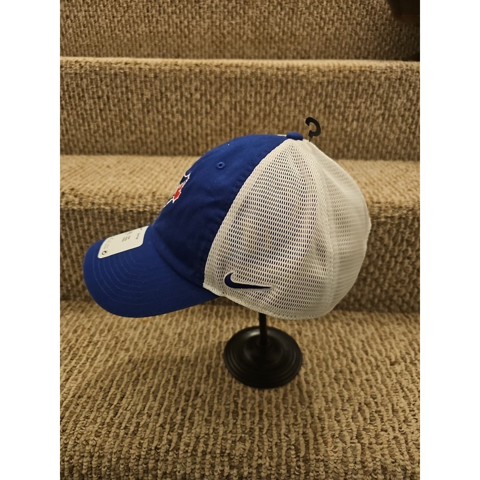 Nike Toronto Blue Jays Nike Club Cap Team L/XL Strap Mesh Hat Size ONE SIZE - 4 Thumbnail