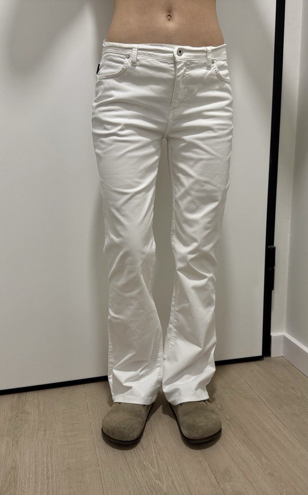 Moschino DDP Moschino Jeans Vintage Flared Pants Mid Rise Size 29 Size 24" / US 00 / IT 34 - 3 Thumbnail