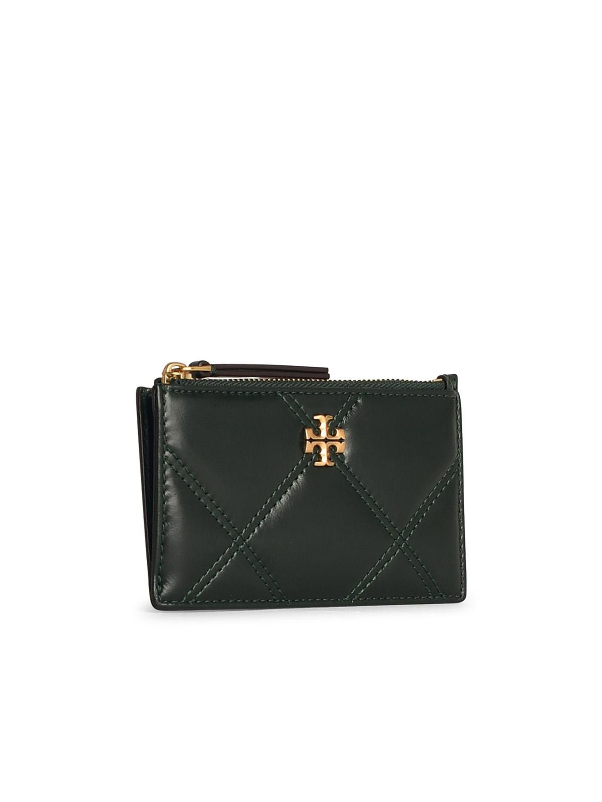 Tory Burch o1s22i1n1024 Size: OS / Kira Door Card Holder in Green Size ONE SIZE - 2 Thumbnail