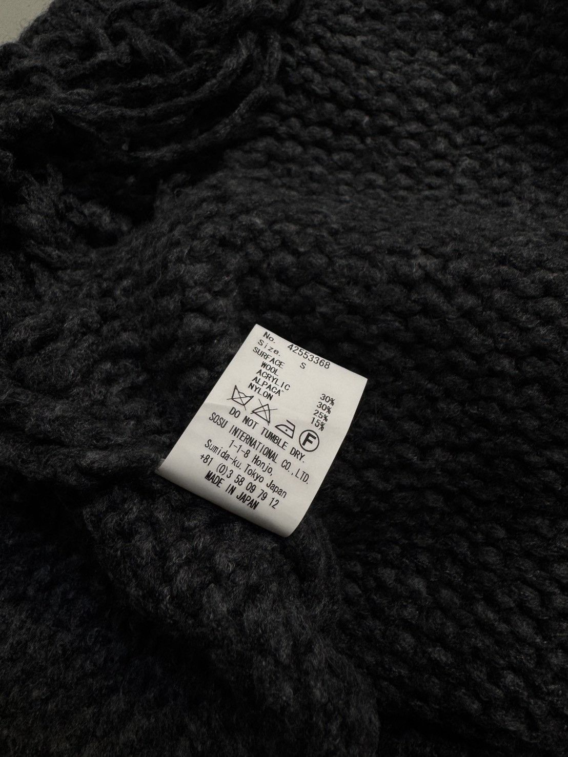 Maison MIHARA YASUHIRO Mihara Yasuhiro AW10 Distressed Black Wool-Knit Cardigan Size US S / EU 44-46 / 1 - 4 Thumbnail