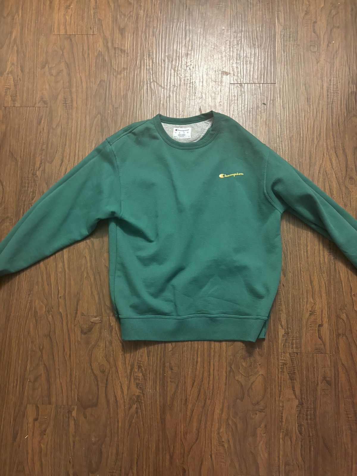 Champion × Vintage Champion Vintage Green Sweater Size US L / EU 52-54 / 3 - 1 Thumbnail