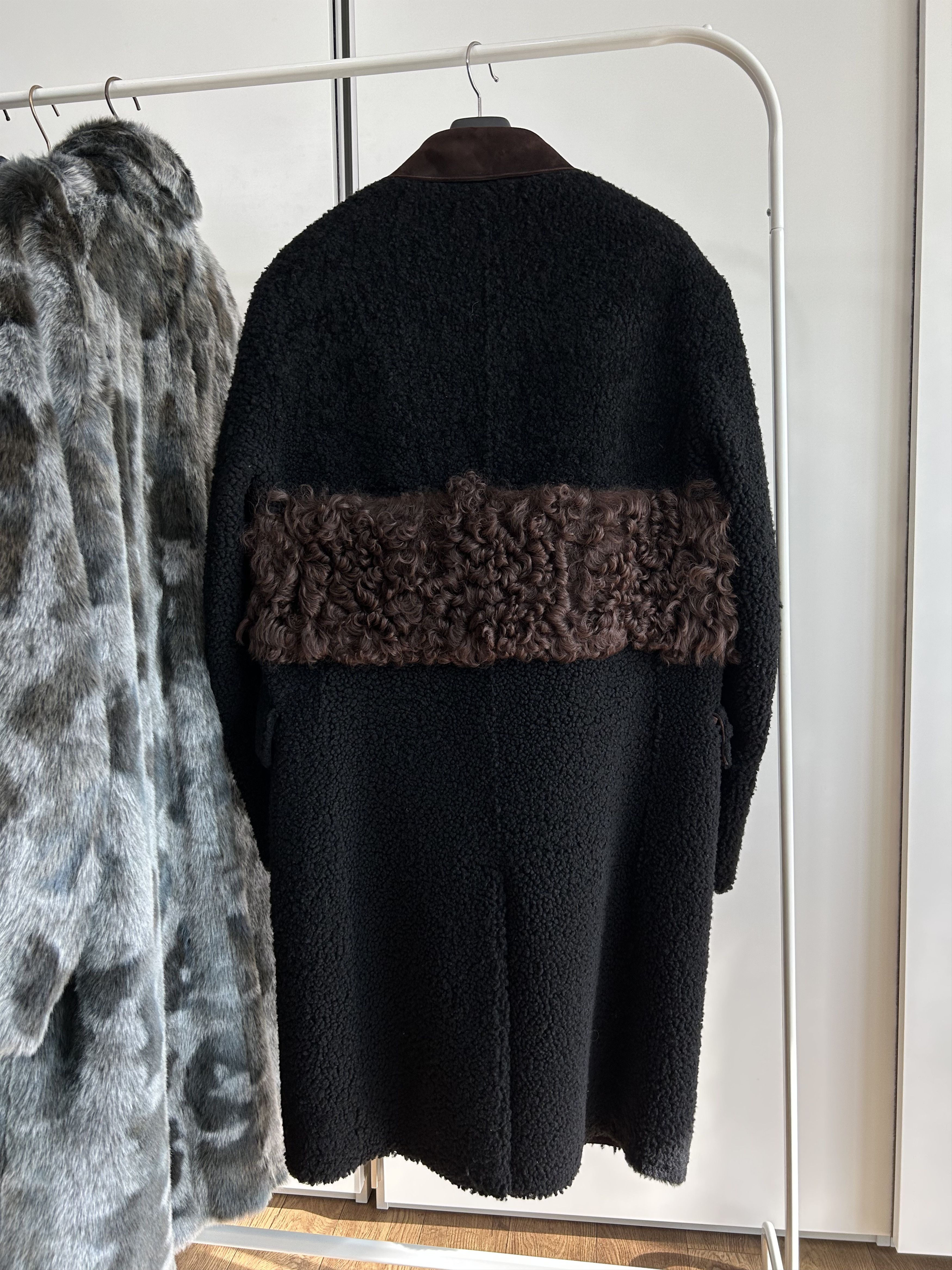 Burberry Prorsum BURBERRY PRORSUM Shearling Mixed-Media Coat Size US M / EU 48-50 / 2 - 4 Thumbnail