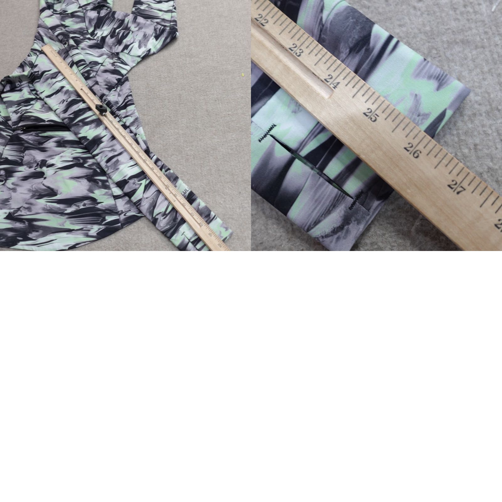 Lululemon Lululemon Jacket Womens Small Gray Camo Full Zip Windbreaker Hooded City Activewear SHD Womens Regular Split Zip Size S / US 4 / IT 40 - 9 Thumbnail