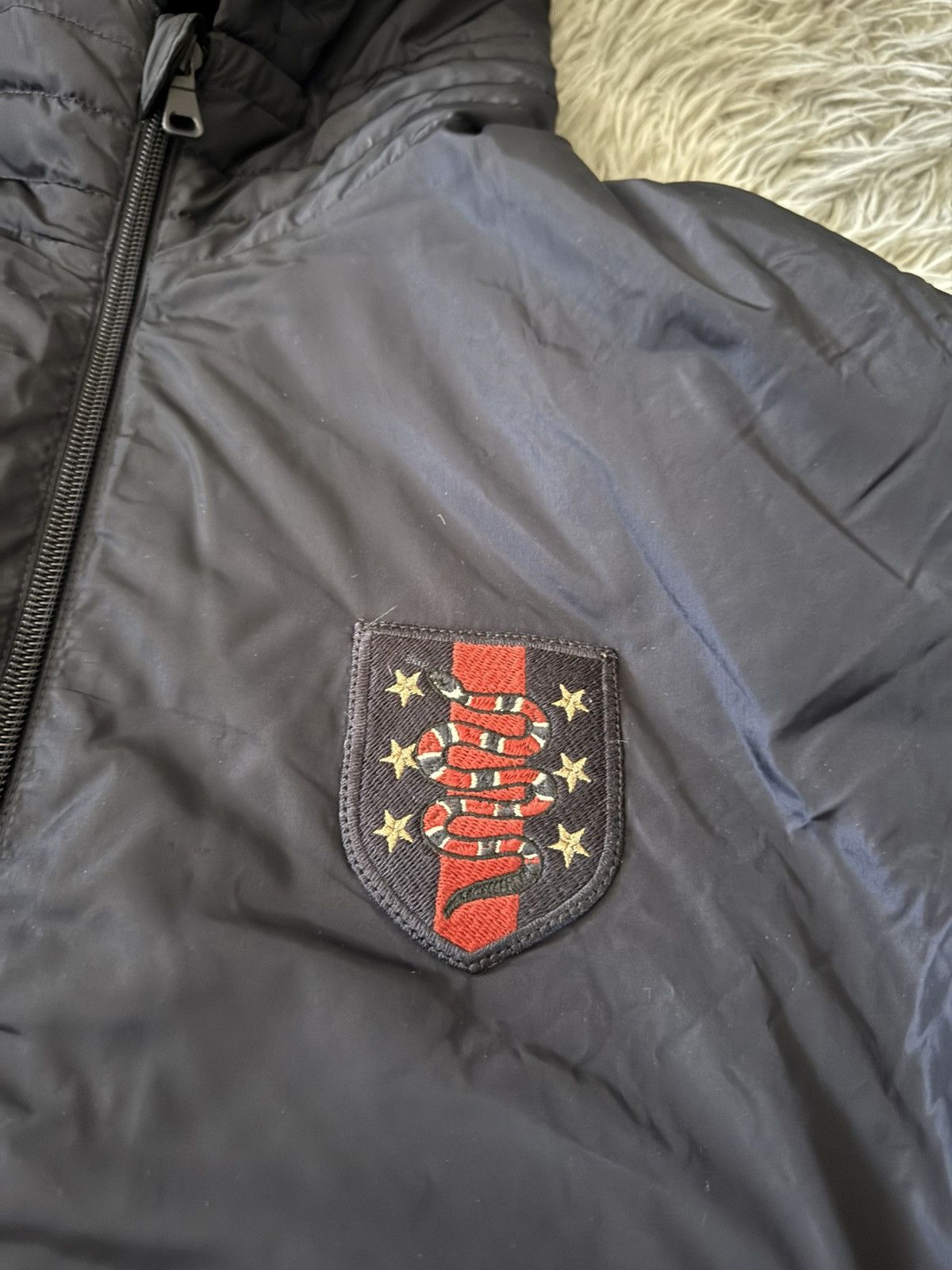 Gucci snake patched down goose jacket Size US L / EU 52-54 / 3 - 2 Thumbnail