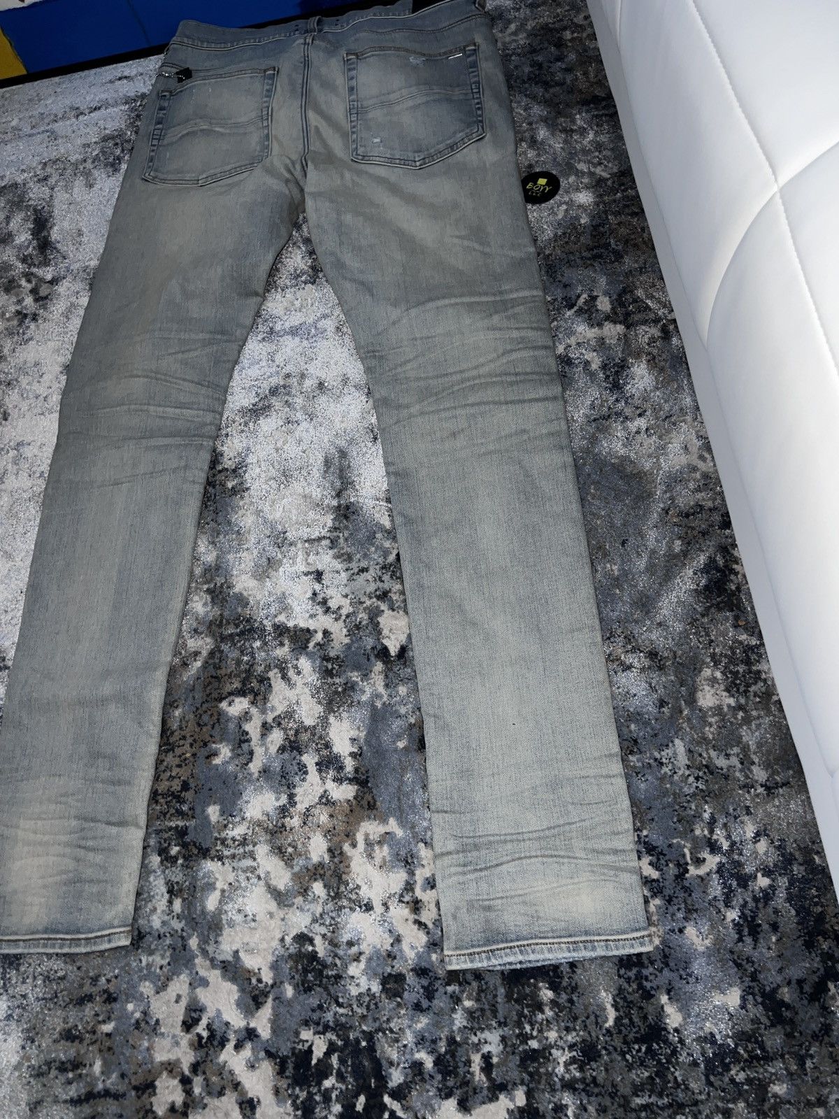Amiri Amiri sky blue patch mx1 jeans 32 Size US 32 / EU 48 - 5 Thumbnail
