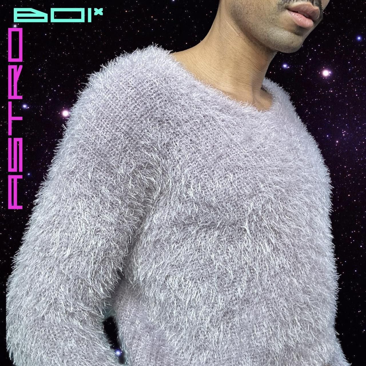 Other × Vintage Vintage lavender faux mohair sweater size medium Size M / US 6-8 / IT 42-44 - 3 Thumbnail