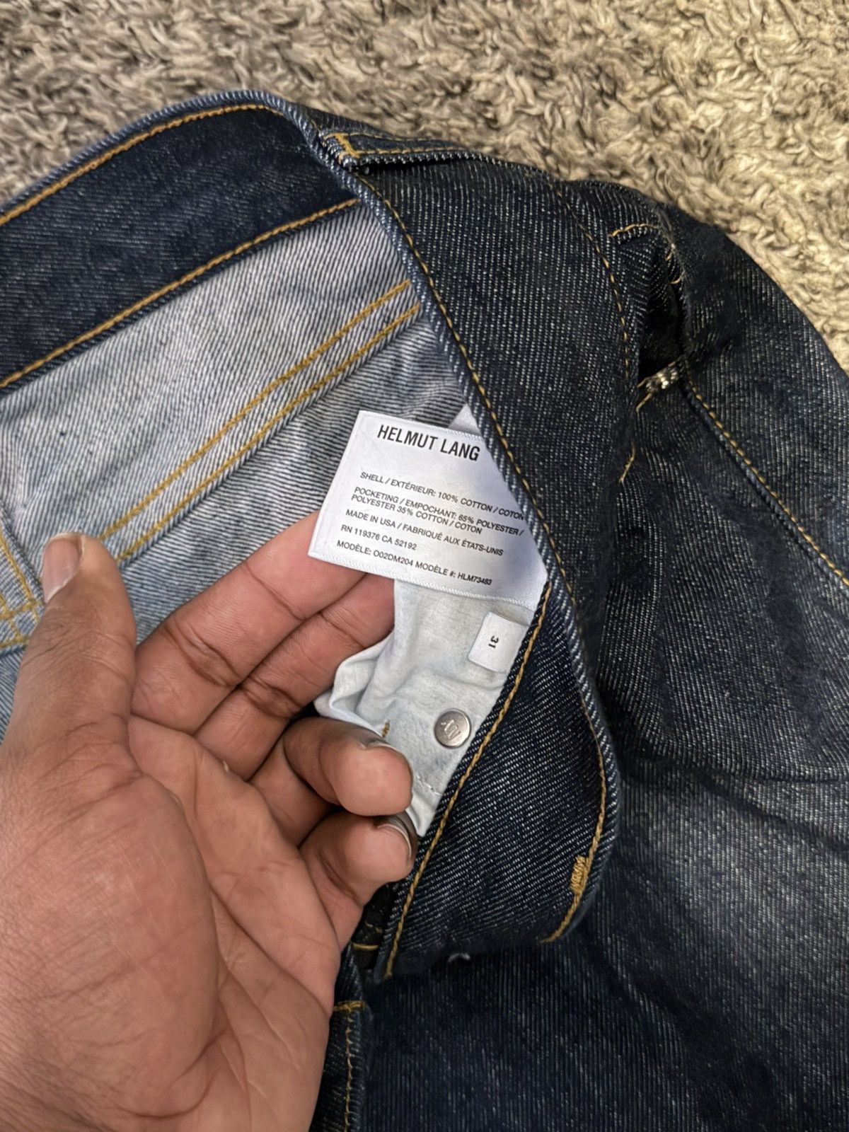 Helmut Lang Helmut Lang Dark Indigo Denim Pants – Made in USA Size US 31 - 2 Thumbnail